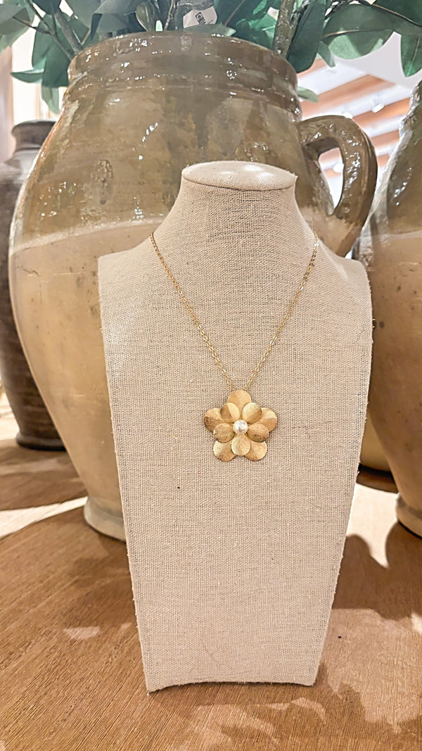 Golden Blossom Necklace