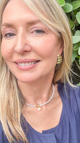 Sole Pearl Choker Necklace