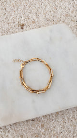 Alterna Pave Paperclip Bracelet