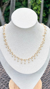 Coastal Drop Pearl Necklace