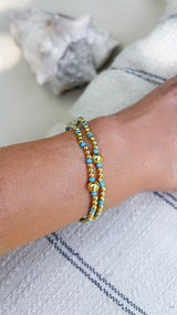 Turquoise Tide Set Bracelets