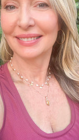 Golden Cowrie Necklace