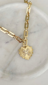 The Power Heart Link Necklace