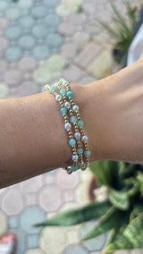 Seafoam Stack Bracelets