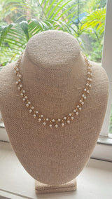 Coastal Drop Pearl Necklace
