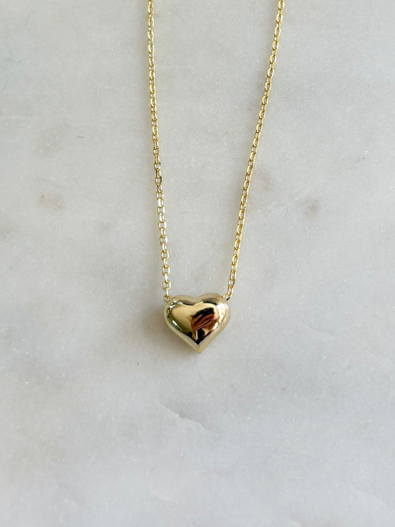Puff Small Heart Necklace
