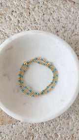 Turquoise Tide Set Bracelets