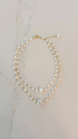 Pearl Duet Necklace