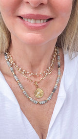 Circle Of Life Paperclip Necklace