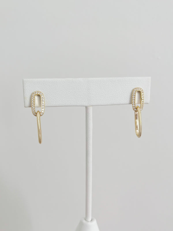 Charlie Paperclip Earrings