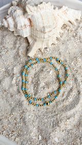 Turquoise Tide Set Bracelets