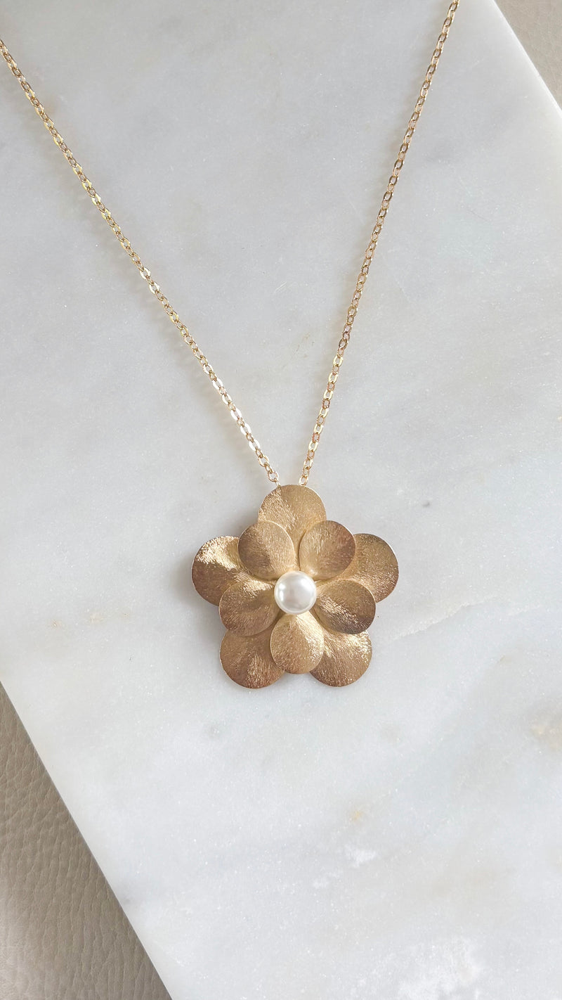 Golden Blossom Necklace
