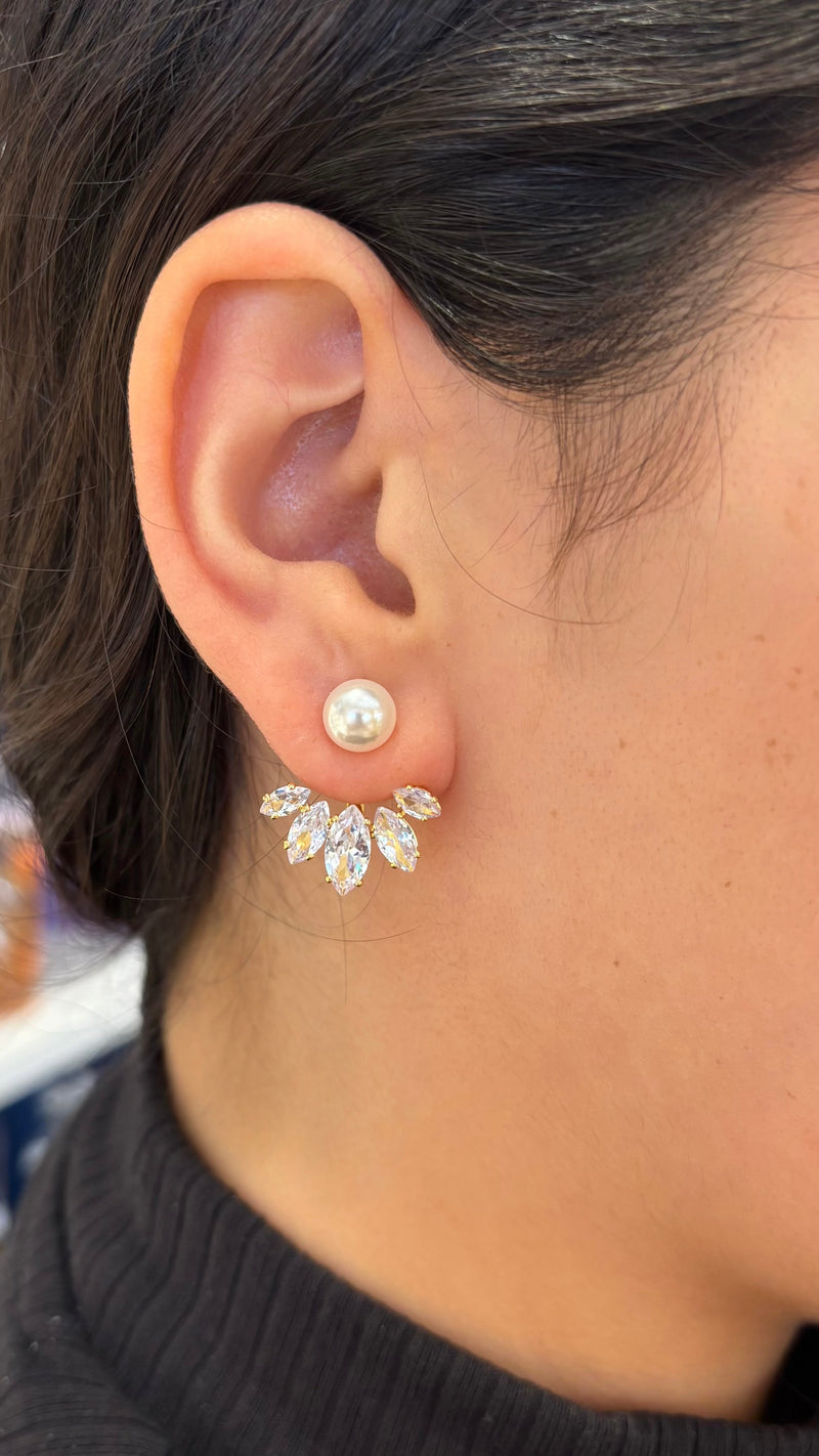 Sierra Front and Back Marquee Earrings
