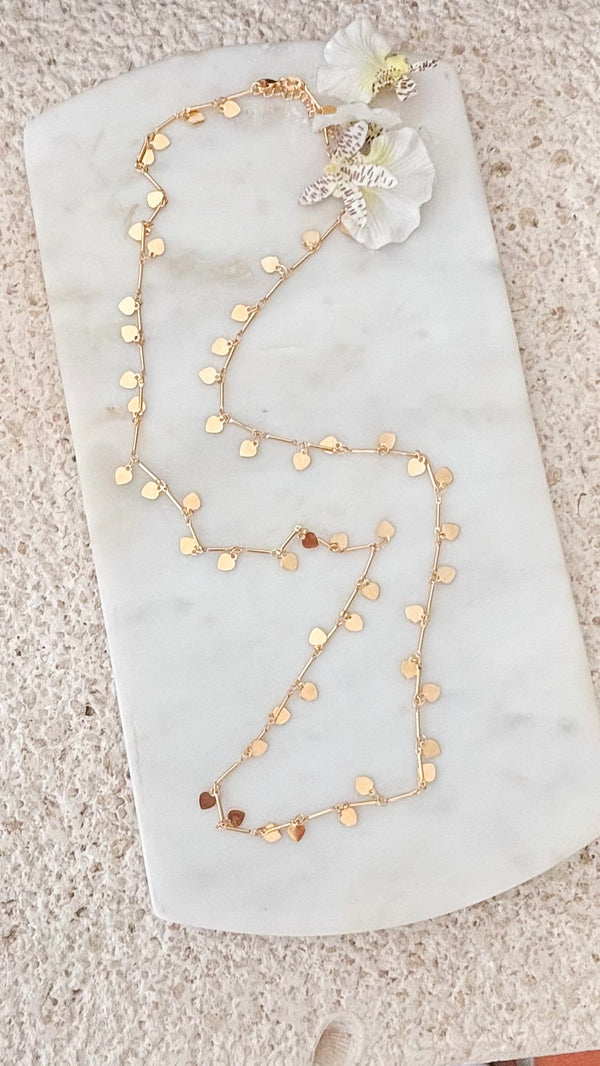 Heart Line Chain Necklace