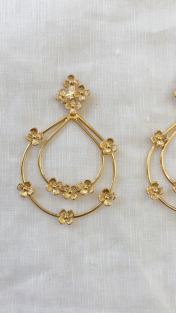 Adriana Tear Shape  Statement Earring