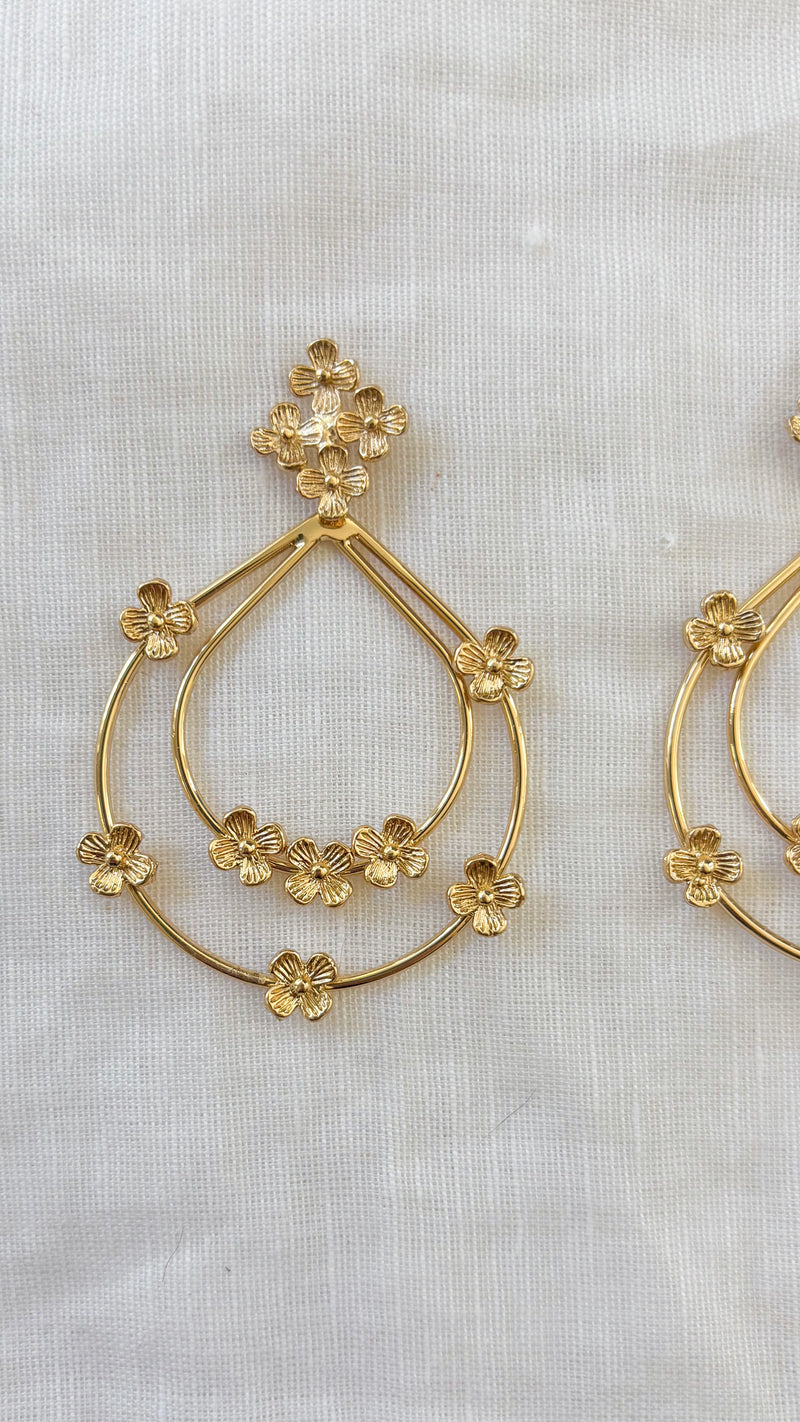 Adriana Tear Shape  Statement Earring