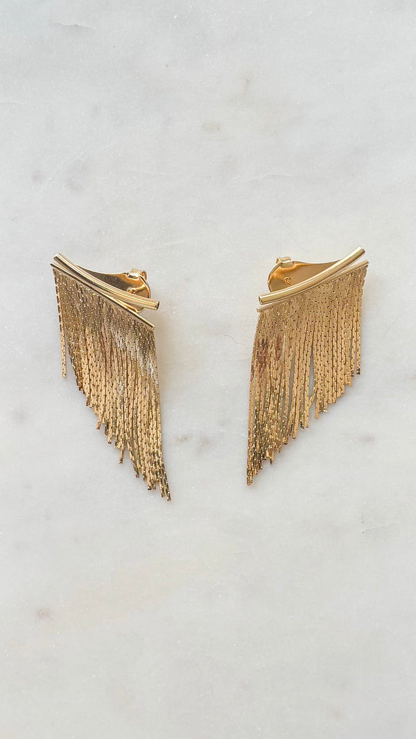 Waterfall Front and Back Earring
