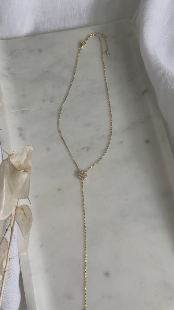 Diana Lariat Necklace
