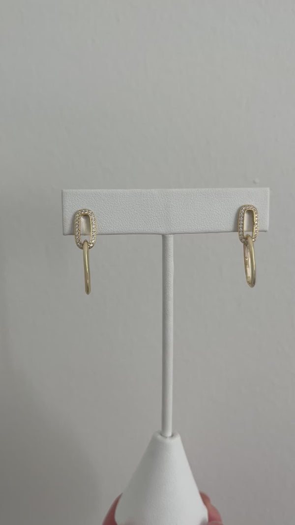 Charlie Paperclip Earrings