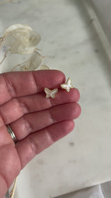 Mother of Pearl Butterfly Studs