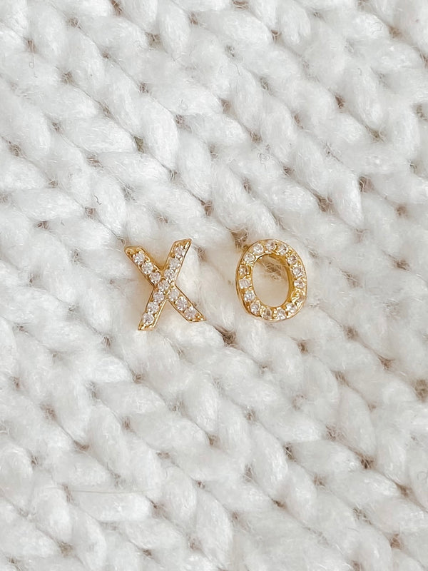 X O Sparkle Studs