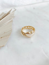 Heart Link Ring