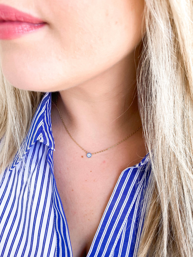 Mini Evil Eye Necklace